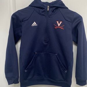 Virginia Tech Kids Adidas Hoodie-Size Medium